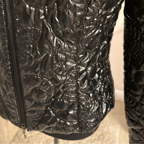 Anne Fontaine Black Quilted Women's Jacket size 40 - Picture 4 of 8